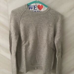 COS 100% Cashmere light gray sweater